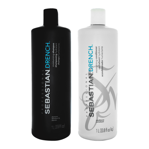 SEBASTIAN DRENCH KIT SHAMPOO E CONDICIONADOR 1 LT