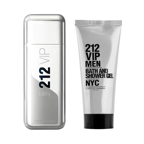 CAROLINA HERRERA KIT 212 VIP MEN EDTNS 50ML+ SG TB 75ML HD19