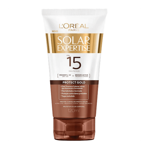 LOREAL SOLAR EXPERTISE PROTECT GOLD FPS 15 120ML