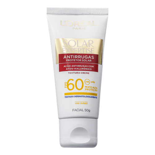 LOREAL SOLAR EXPERTISE ANTIRRUGAS COM COR FPS60 50ML