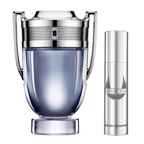 Paco Rabanne Kit Invictus Xmas Collector Eau de Toilette - Perfume Masculino 100ml + Travel Size 10ml