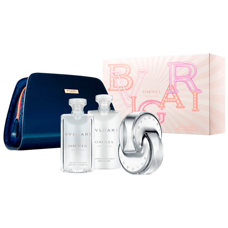 Bvlgari-Omnia-Crystalline-Feminino-Edt-65ml---Locao-Corporal-75ml---Gel-de-Banho-75ml---Necessaire