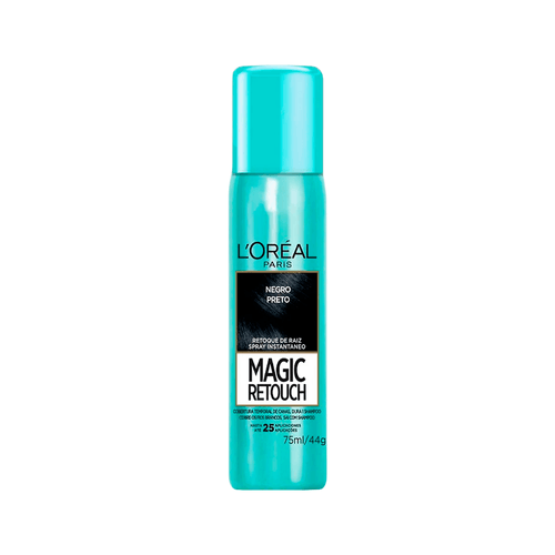 LOréal Professionnel Paris Spray Magic Retouch Preto 75ml/44g