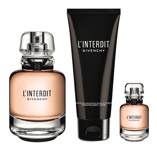 GIVENCHY KIT LINTERDIT  EDP 80ML + 10ML + LOTION 75ML