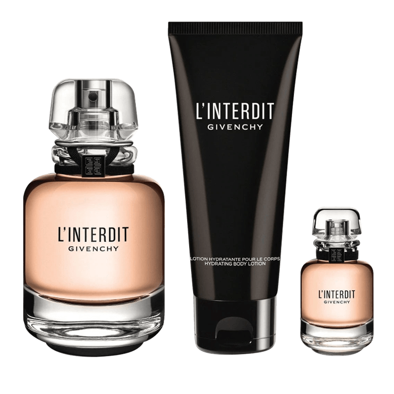 Givenchy-Kit-LInterdit-Eau-de-Parfum-80ml---Body-Lotion-75ml---Mini-10ml---Feminino