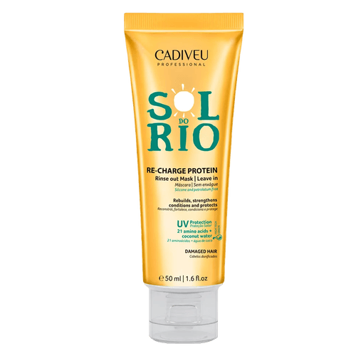 Cadiveu Sol do Rio Re-Charge Protein - Máscara Reconstrutora 50ml