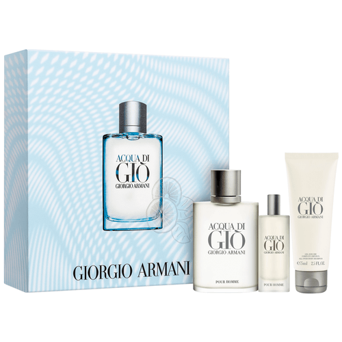 Giorgio Armani Kit Aqua Di Gio Pour Homme Eau De Toilette - Perfume Masculino 100ml