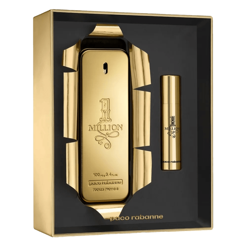 Paco-Rabanne-Kit-One-Million-Xmas-Collector---Eau-de-Toilette-100ml---Travel-Size-10ml