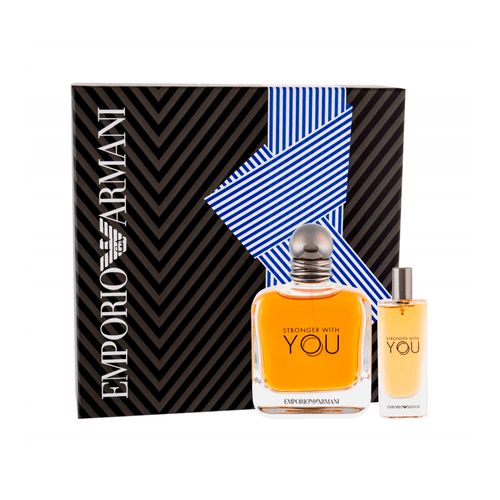 Giorgio Armani Kit Stronger With You Masculino - Eau de Toilette 50ml + Travel Size 15ml