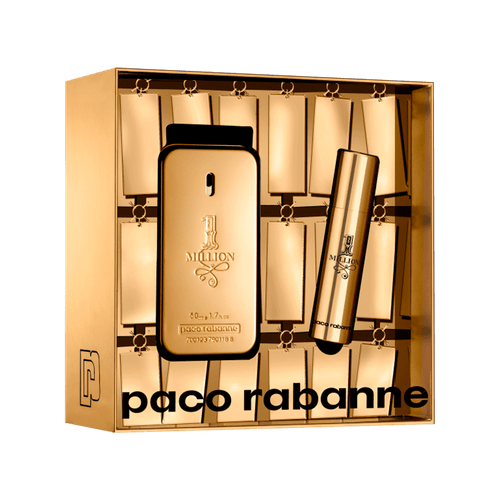 Paco Rabanne Kit One Million Eau de Toilette 50ml + Travel Spray 10ml