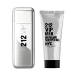 Carolina-Herrera-Kit-212-Vip-Men-Eau-de-Toilette---Perfume-Masculino-100ml---Gel-de-Banho---100ml