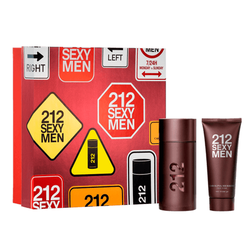 Carolina Herrera Kit 212 Sexy Men Eau de Toilette 100ml + Shower Gel 100ml