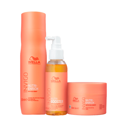 Wella Kit Professionals Invigo Nutri-Enrich Booster Trio (3 Produtos)