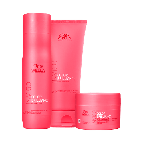 Wella Kit Professionals Invigo Color Brilliance Trio (3 Produtos)