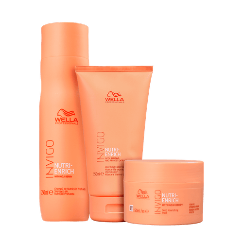 Wella Kit Professionals Invigo Nutri-Enrich Express Trio (3 Produtos)