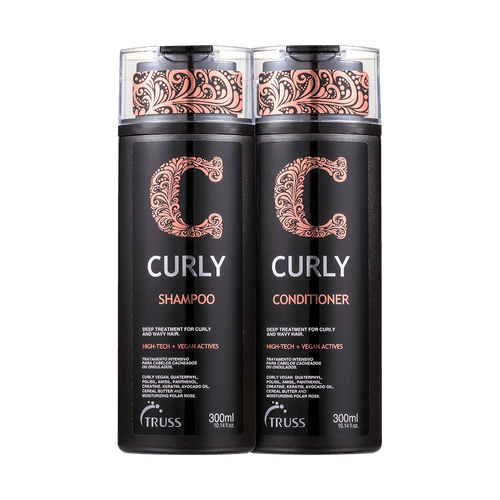 Tuss Kit Curly Shampoo 300ml + Condicionador 300ml