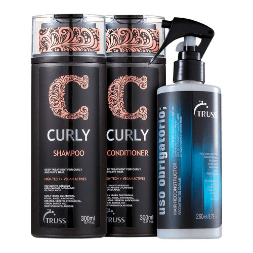 Truss Kit Curly Obrigatório (3 Produtos)