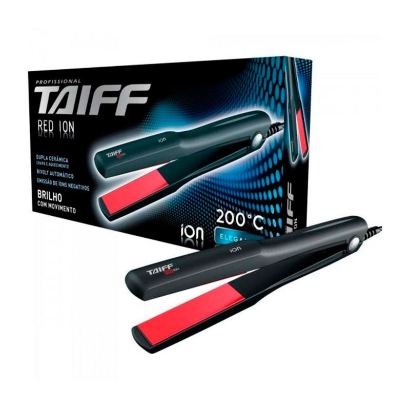 Taiff-Red-Ion-Bivolt---Prancha-de-Cabelo