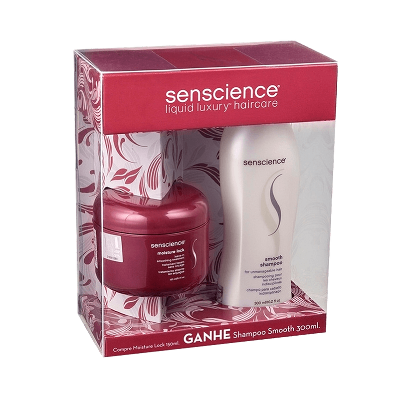 Senscience-Kit-Giftbox-Inverno-Moisture-Lock-150ml---Smooth-Shampoo-300ml