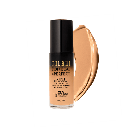 Milani Conceal + Perfect 2 em 1 Natural Beige 05A - Base Líquida 30ml