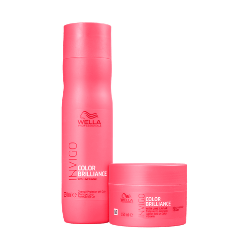 Wella Kit Brilliance Invigo Shampoo 250ml + Máscara Capilar 150ml