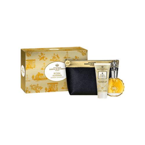 MARINA DE BOURBON KIT ROYAL MARINA DIAMOND EDP BODY LOTION NECESSARIE