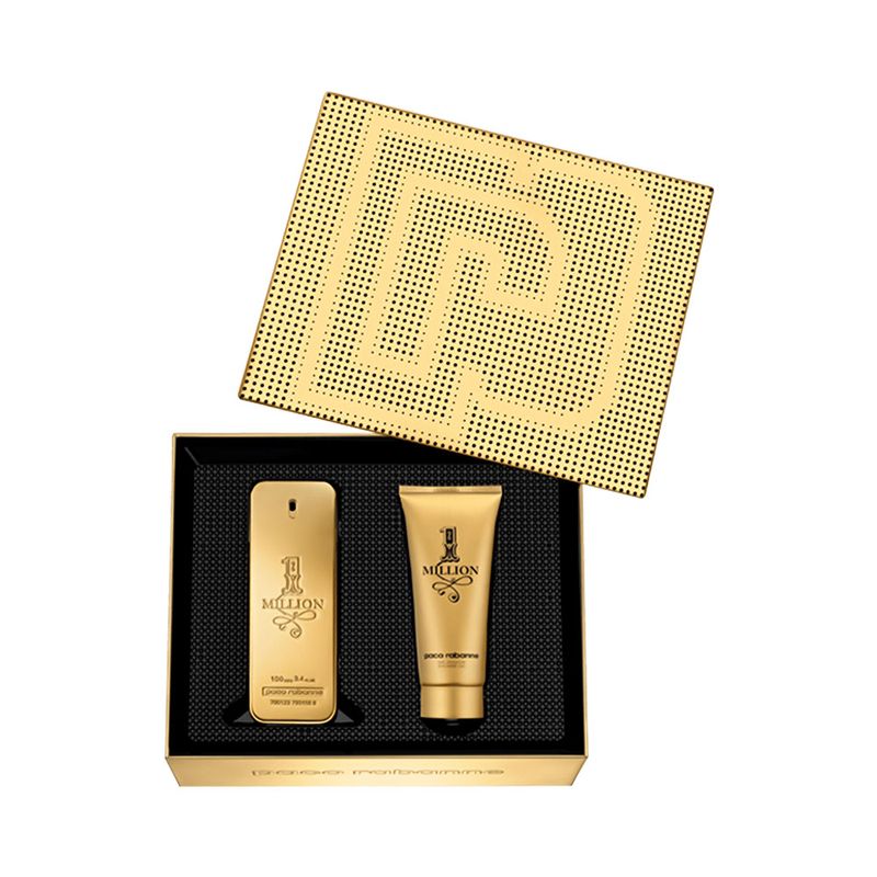 Paco-Rabanne-Kit-One-Million-Eau-De-Toilette-100ml---Gel-De-Banho-100ml