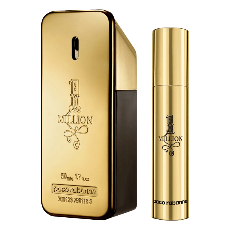 Paco-Rabanne-Kit-One-Million-Duo---Eau-de-Toilette-50ml---Travel-Spray-10ml