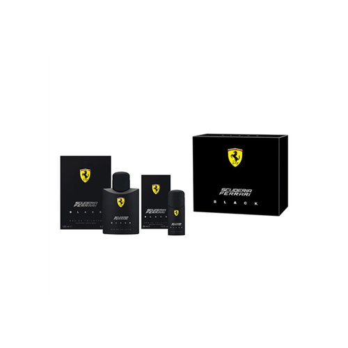 Ferrari Kit Scuderia Black Eau De Toilette 125ml + 30ml