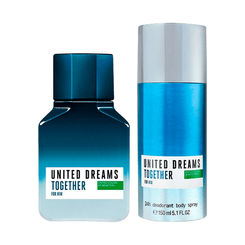 Benetton Kit United Dreams Together for Him - Eau de Toilette 100ml + Desodorante 150ml