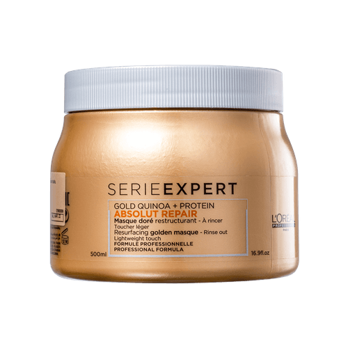 LOréal Professionnel Absolut Repair Gold Quinoa + Protein Golden Lightweight - Máscara Capilar 500ml