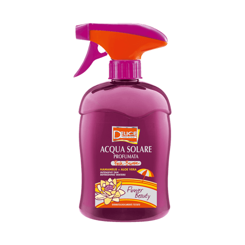 Delice Solaire Acqua Solare Profumata Flower Beauty - Água Perfumada Bronzeadora 500ml