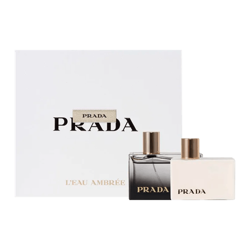 Prada Kit Feminino LEau Ambrée Eau de Parfum 80ml + Loção 100ml