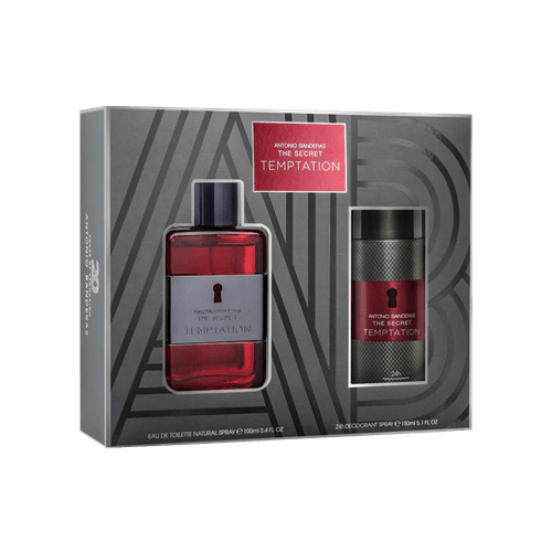 Antonio Banderas Kit The Secret Temptation Eau de Toilette - Perfume 100ml + Desodorante 150ml