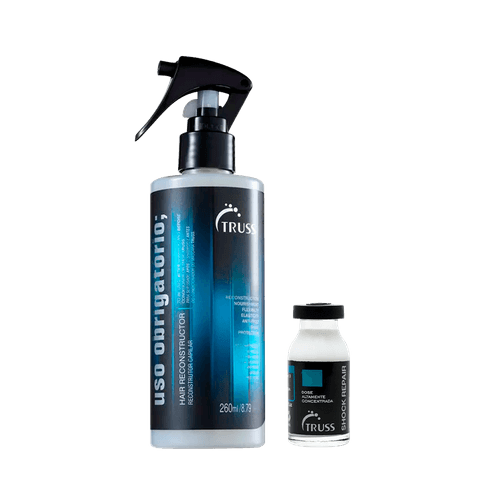 Truss Uso Obrigatório 260ml + Shock Repair Ampola de Reconstrução 17ml