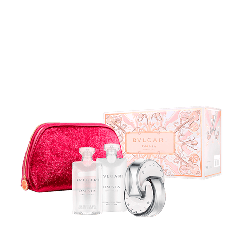 Bvlgari Kit Omnia Crystalline Christmas - Eau de Toilette 65ml + Loção Corporal 75ml + Gel de Banho 75ml + Nécessaire