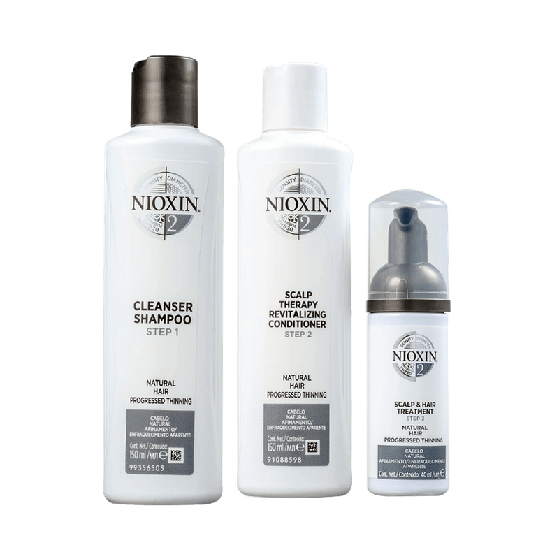 Nioxin-System-2-Kit-Shampoo-150ml---Condicionador-150ml---Treatment-40ml