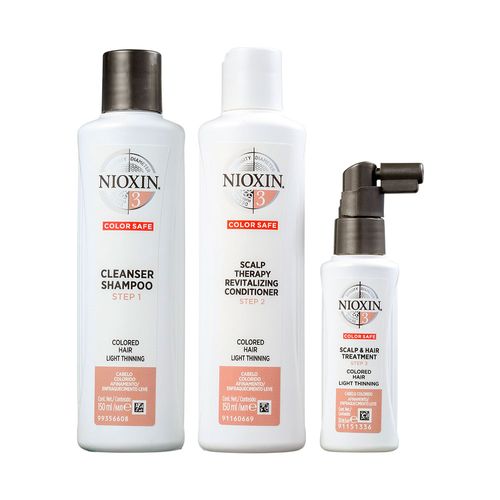 Nioxin System 3 Kit Shampoo 150ml + Condicionador 150ml + Treatment 50ml