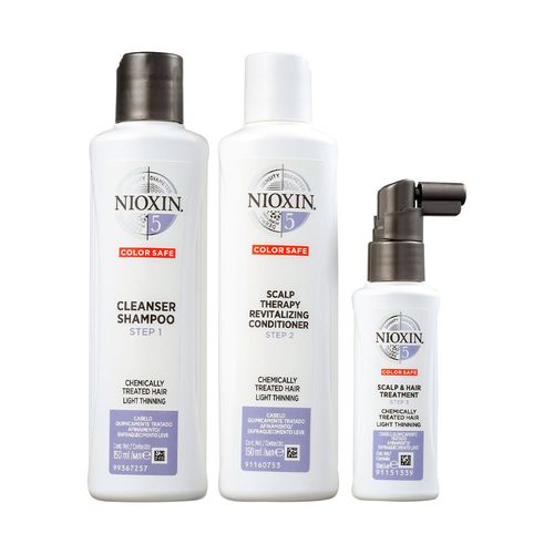 Nioxin System 5 Kit  Shampoo 150ml + Condicionador 150ml + Treatment 50ml