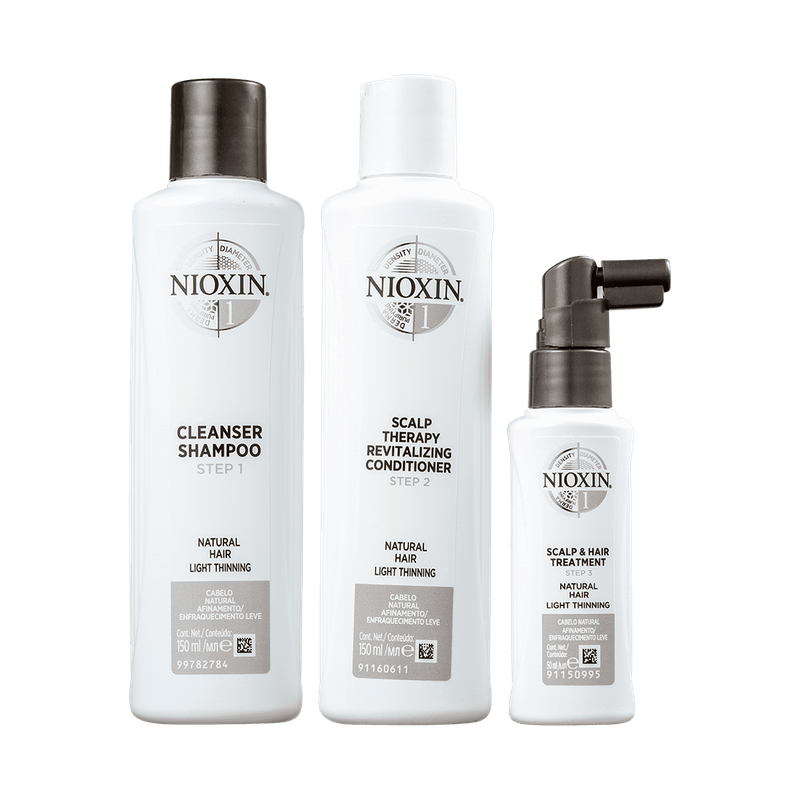 Nioxin-System-1-Kit-Shampoo-150ml---Condicionador-150ml---Treatment-50ml