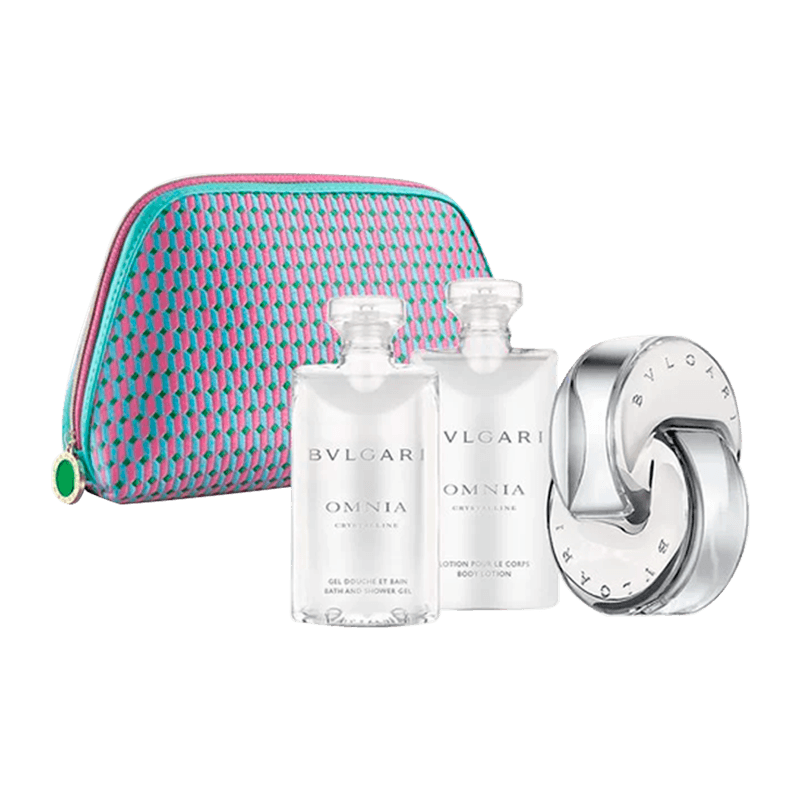 Bvlgari-Kit-Omnia-Crystalline-Eau-de-Toilette-65ml---Shower-Gel-75ml---Body-Lotion-75ml---Necessaire