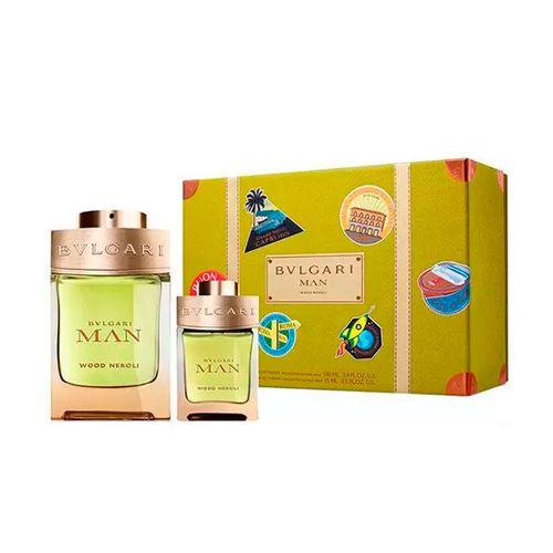 Bvlgari Kit Man Wood Neroli Spring Masculino - Eau de Parfum 100ml + Travel Size15ml