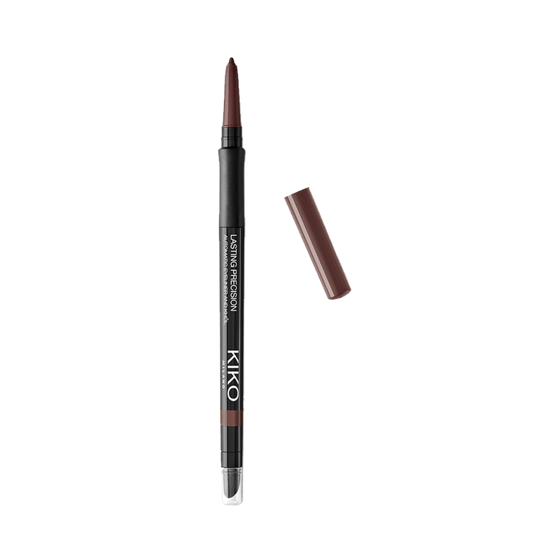 Kiko-Lasting-Precision-Automatic-Eyeliner-And-Khol-13-Dark-Chocolate---Lapis-de-Olho-Automatico