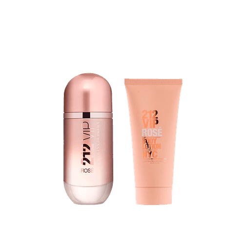 Carolina Herrera 212 VIP Rose - Eau de Parfum 80ml + Body Lotion 100ml