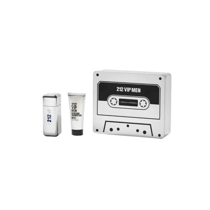 Carolina-Herrera-212-VIP-Men-Kit---Eau-de-Toilette-100ml---Shower-Gel-100ml