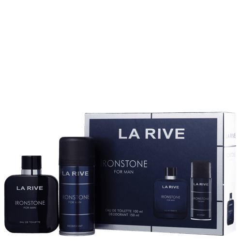 Kit La Rive Ironstone Masculino - Eau de Toilette 100ml + Desodorante 150ml