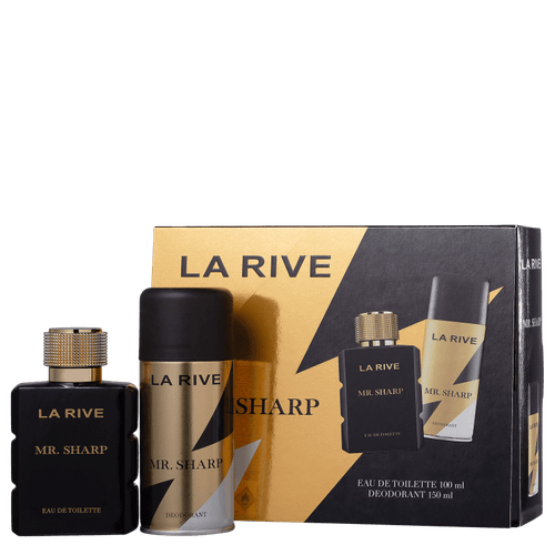 Kit La Rive Mr Sharp Masculino – Eau de Toilette 100ml + Desodorante 150ml