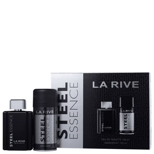 Kit La Rive Steel Essence Masculino - Eau de Toilette 100ml + Desodorante 150ml