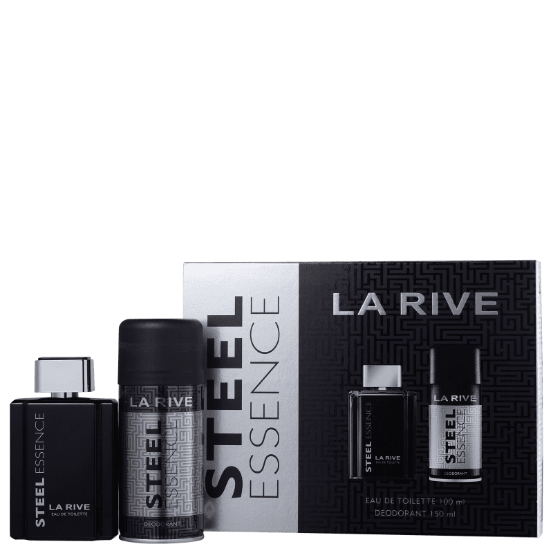 La-Rive-Kit-Steel-Essence-Masculino---Eau-de-Toilette-100ml---Desodorante-150ml