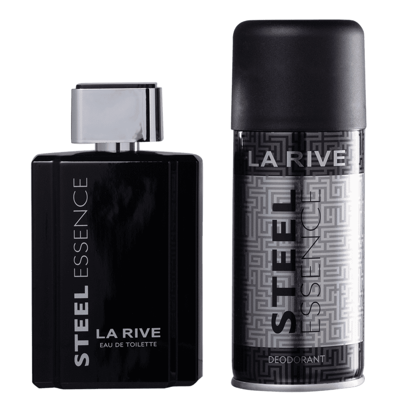 La-Rive-Kit-Steel-Essence-Masculino---Eau-de-Toilette-100ml---Desodorante-150ml